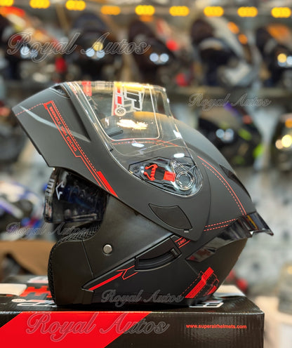 SuperAir 902 Helmet smart shape with Spoiler DOT certified Helmet SP902