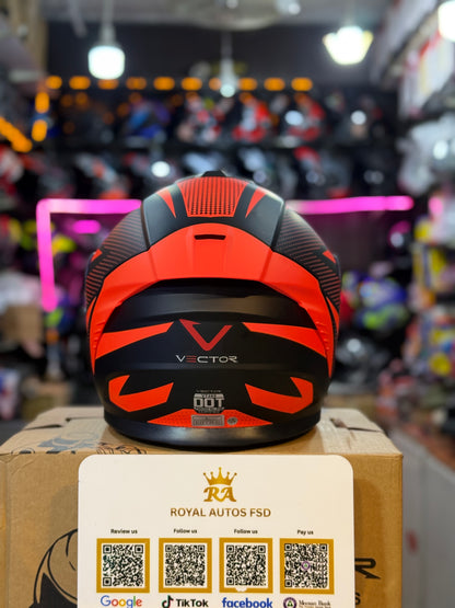 Vector 265 with Polarise Visor  DOT certified Helmet Modular helmet