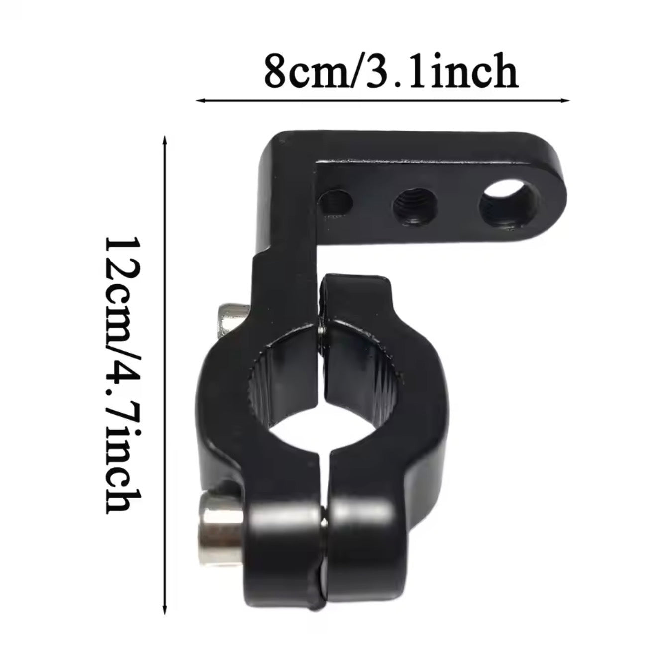 Motorcycle Spotlight Mount Brackets Adjustment Pole Clamp Front Fork Lamp Mount Pole Brackets For Night Riding Outdoor Adventure