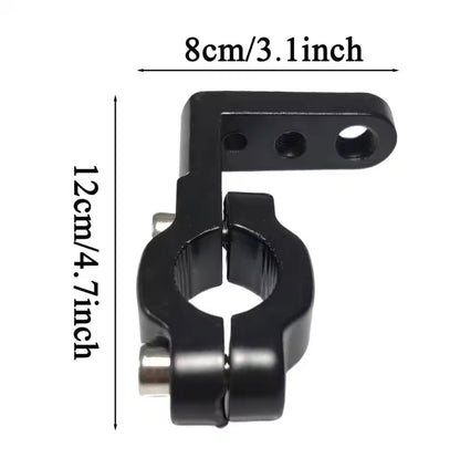 Motorcycle Spotlight Mount Brackets Adjustment Pole Clamp Front Fork Lamp Mount Pole Brackets For Night Riding Outdoor Adventure