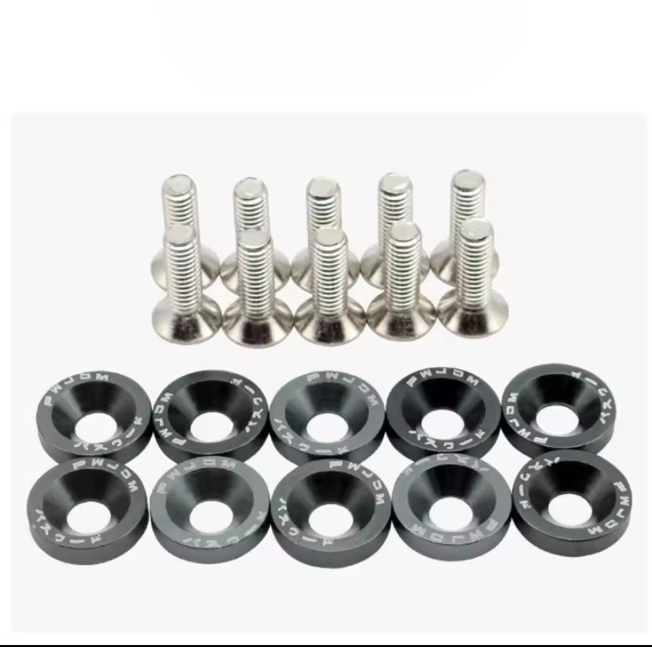 JDM Style Dress Up Aluminum Nuts 10pcs nuts cover For motorcycle China imported