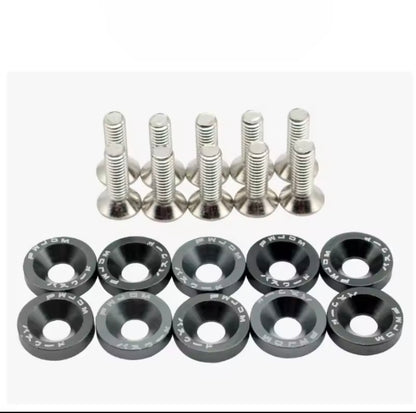 JDM Style Dress Up Aluminum Nuts 10pcs nuts cover For motorcycle China imported