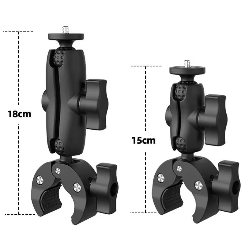 Motorcycle Bicycle Sports Camera Phone Holder Handlebar Mirror Mount Bracket For GoPro/DjI/Insta 360 Action Cameras/Phones
