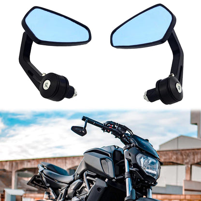 Universal Motorcycle Handlebar End Mirror Diamond Shape Motorcycle Side Mirror
