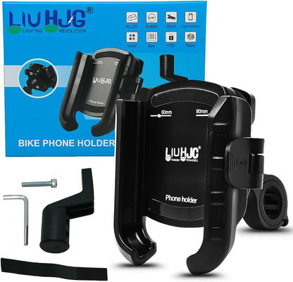 LIU HJG Mobile Holder Compact Pro 7578 Shockproof with Jaw Grip Damper Anti Vibration Proof Ball Joints for Motorcycle Universal Anti-Shake Anti-Theft Zero Vibration Shockproof