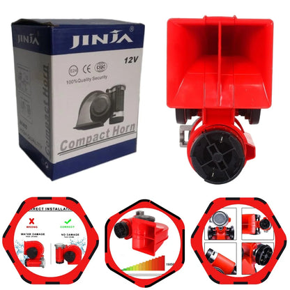 Jinja Universal Train Sound Horn - Cars & Motorcycles pressure Horn air