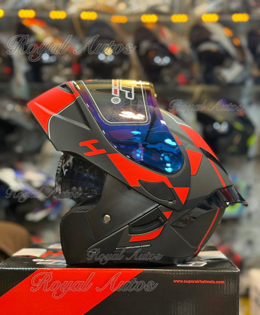 SuperAir 902 Helmet smart shape with Spoiler DOT certified Helmet SP902