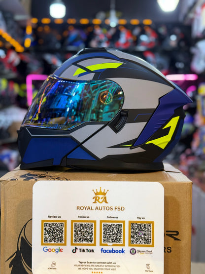 Vector 265 with Polarise Visor  DOT certified Helmet Modular helmet