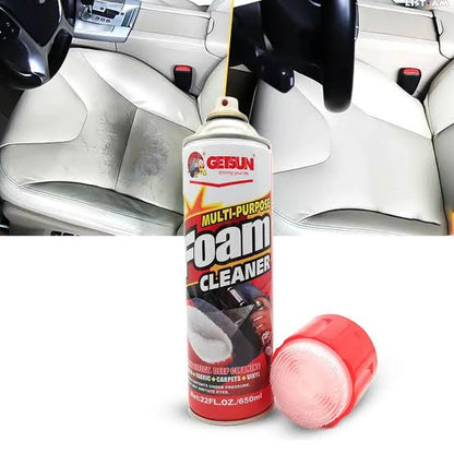 Biturbo Multi-Purpose Foam Cleaner (650ml) – Deep Cleaning Spray for Car & Bike Interiors & Tyres
