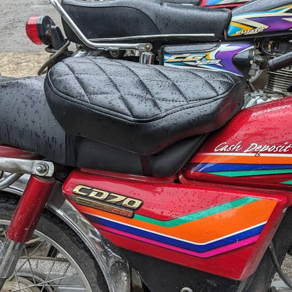Bike Seat Cushion - Universal Size (CD 70/ CG 125/150 CHINA 70/ Suzuki/ Yamaha EVEs & Others)
