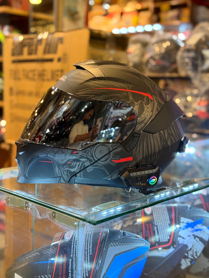 Superair Sp912 DOT certified with Waterproof Bluetooth Helmet