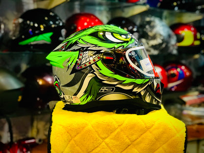 ID Spartan Full face ECE and TIS Certified helmet