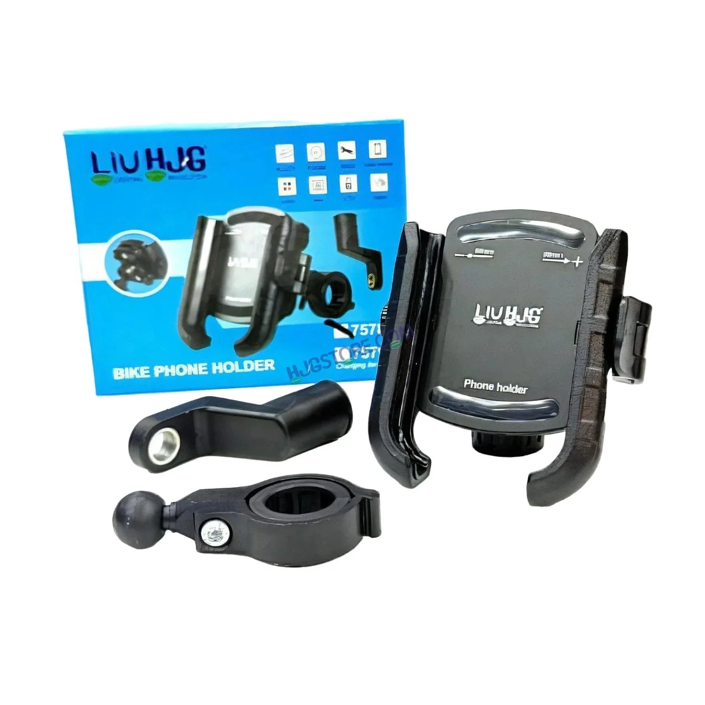 LIU HJG Mobile Holder Compact Pro 7578 Shockproof with Jaw Grip Damper Anti Vibration Proof Ball Joints for Motorcycle Universal Anti-Shake Anti-Theft Zero Vibration Shockproof