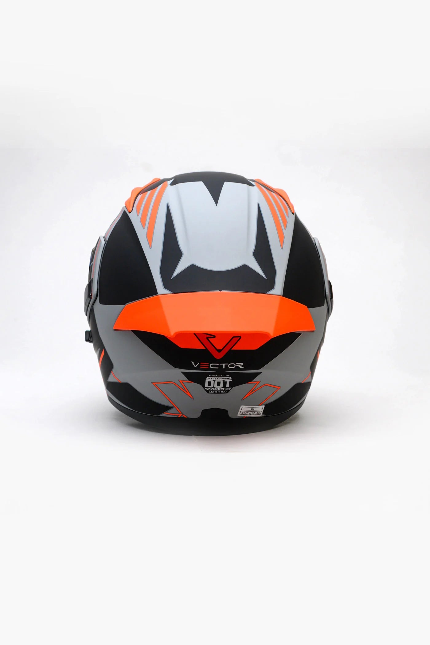 3 in 1 Deal Vector 254 Prime orange with Polarise Visor  DOT certified With Apex safety Gloves & Balaclava Mask  Super Deal for rider
