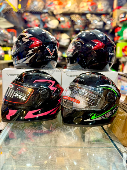 Vector Double light Large Helmet