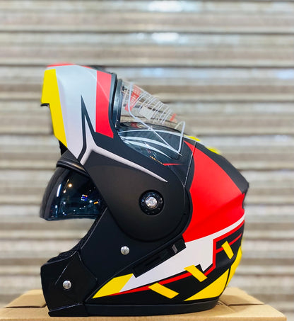 SuperAir 250 Flip up helmet Duel visor washable Padds nonreflection visor