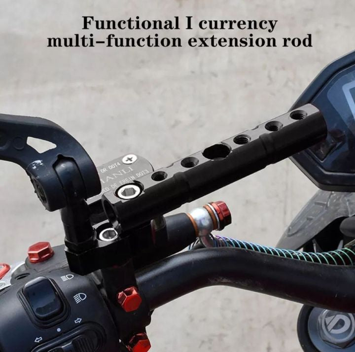 Universal Alluminium Handlebar Extension Rod For Motorcycle, Universal Handlebar Extended Bracket Space Saving for Motorcycles, Multiple Options ,extension road