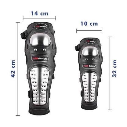 Alloy Stainless Steel Knee Guard Flexible Breathable Adjustable