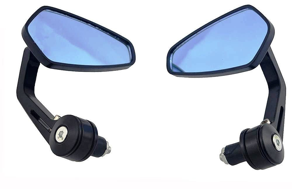 Universal Motorcycle Handlebar End Mirror Diamond Shape Motorcycle Side Mirror