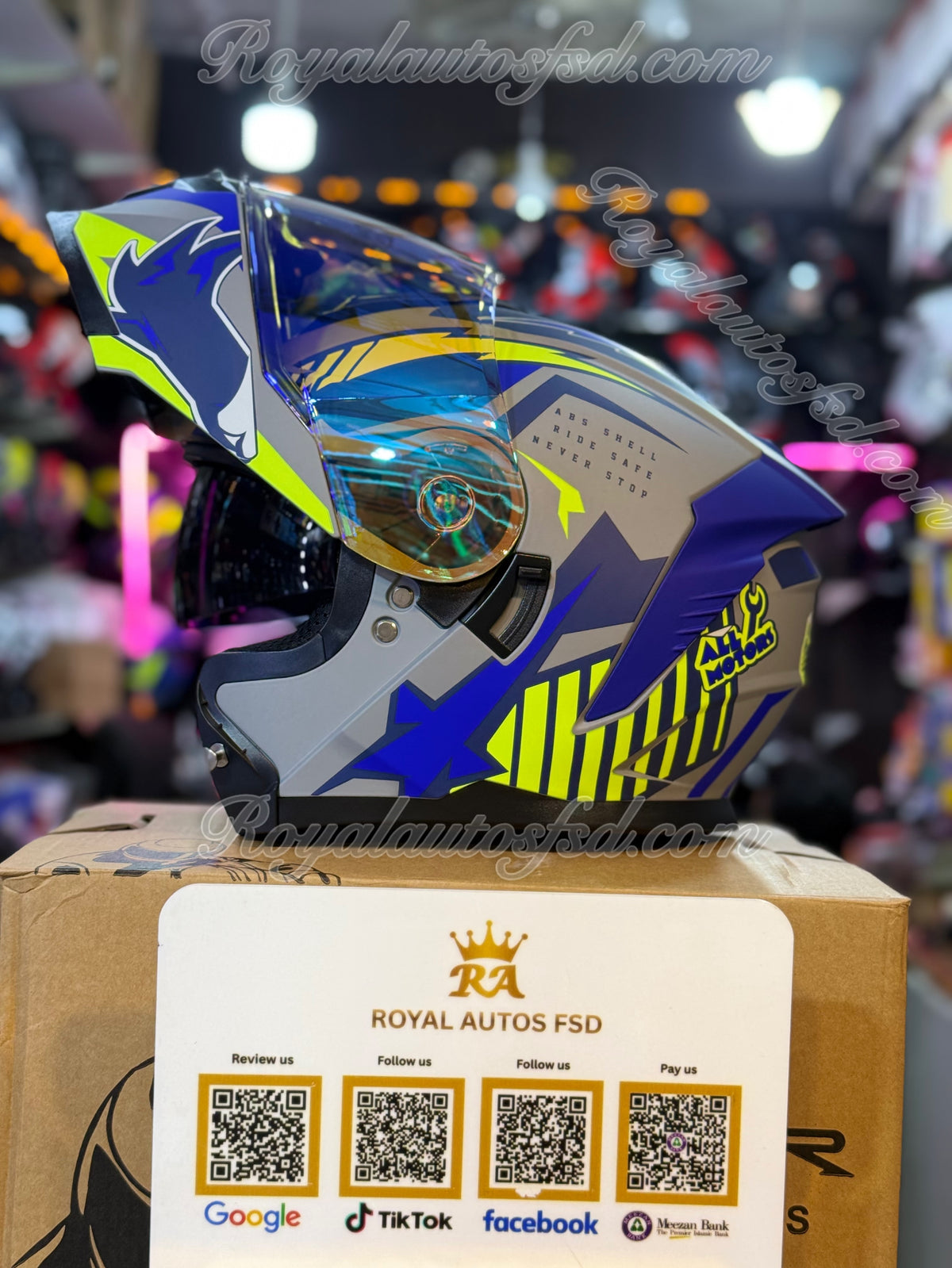 Vector 265 with Polarise Visor  DOT certified Helmet Modular helmet
