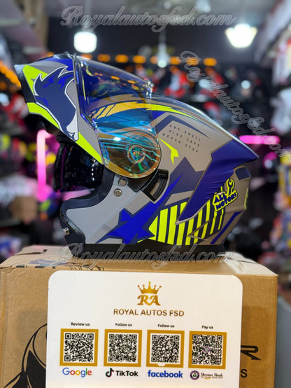 Vector 265 with Polarise Visor  DOT certified Helmet Modular helmet