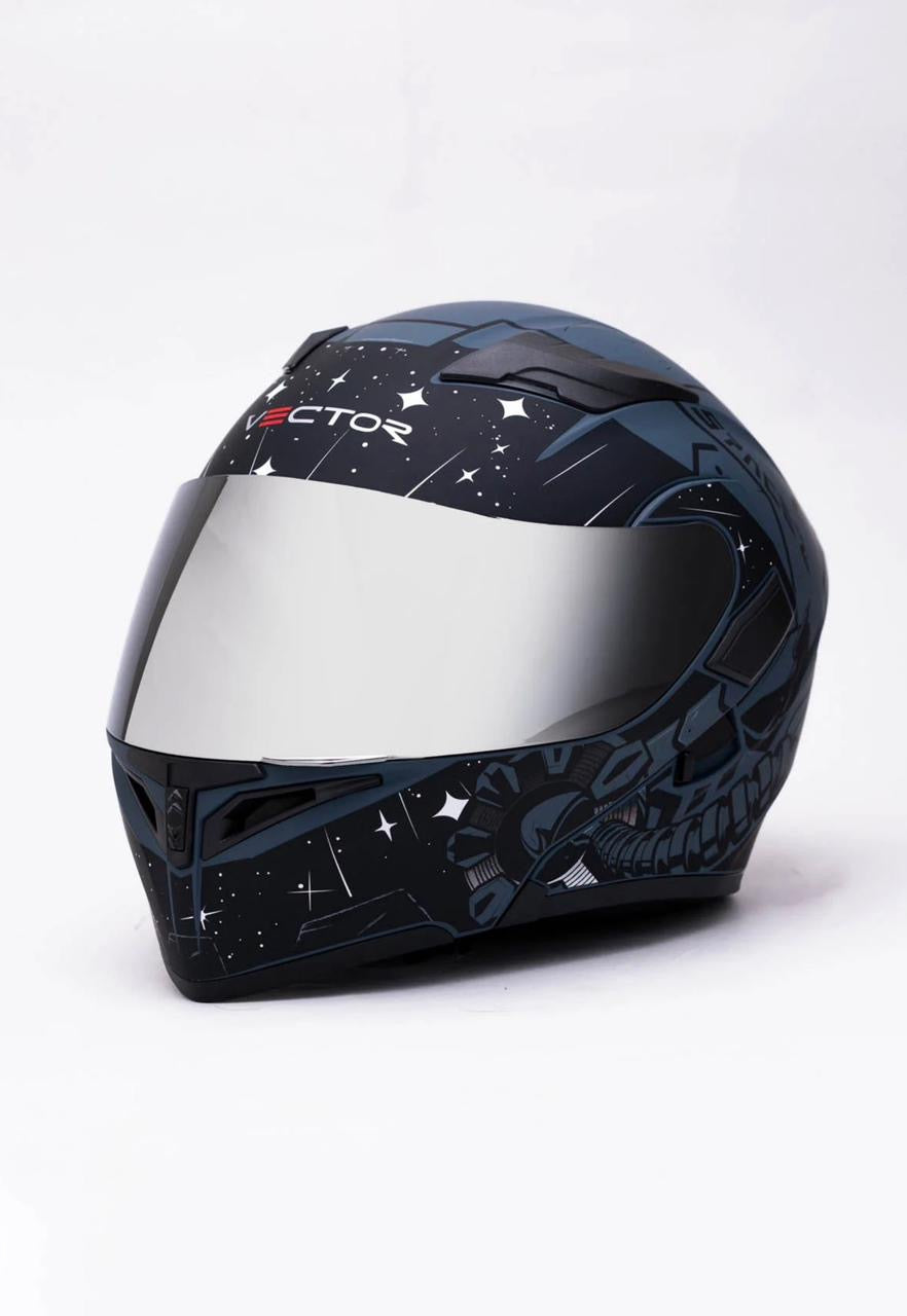 Vector 254 DOT certified Flip up helmet washable paddings