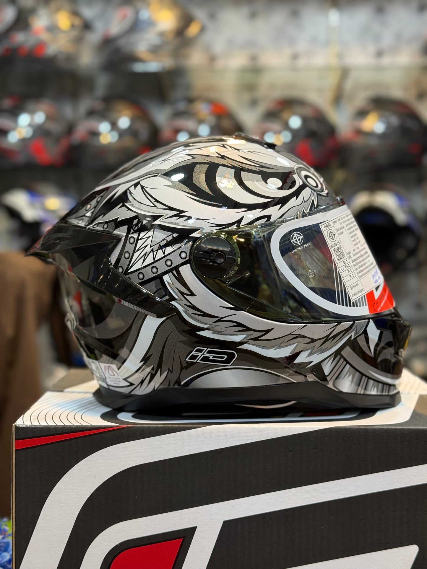 ID spartan limited Addition DOT certified helmet