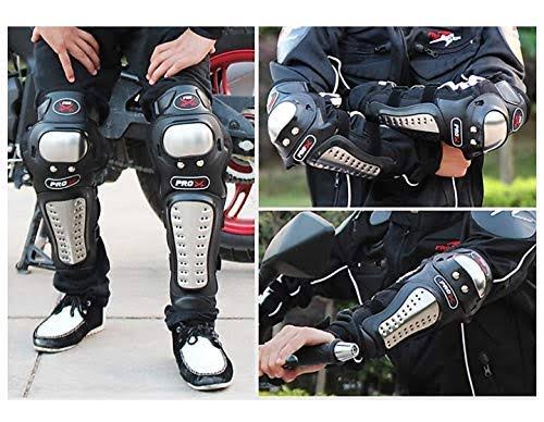 Alloy Stainless Steel Knee Guard Flexible Breathable Adjustable