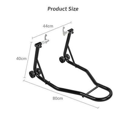 Motorcycle Black Paddock Stand / Rear Wheel Lift Stand For Heavy Bikes