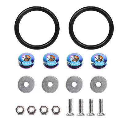 4 pice Chin Cover Fancy Nuts Bolt For Motorcycle ( chaina Imported)