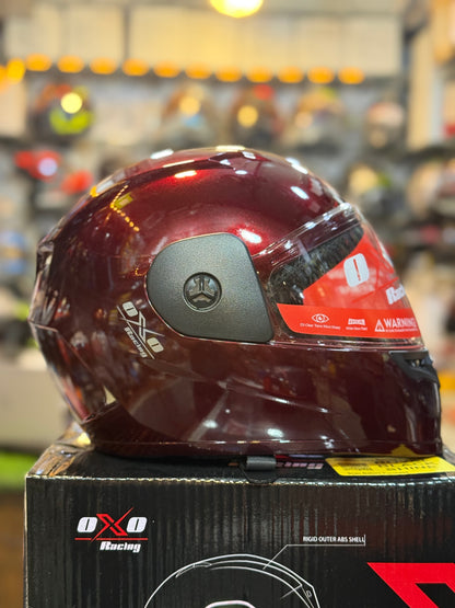 Oxo  Full face Helmet large size top quality unbreakable & Non reflection PC visor