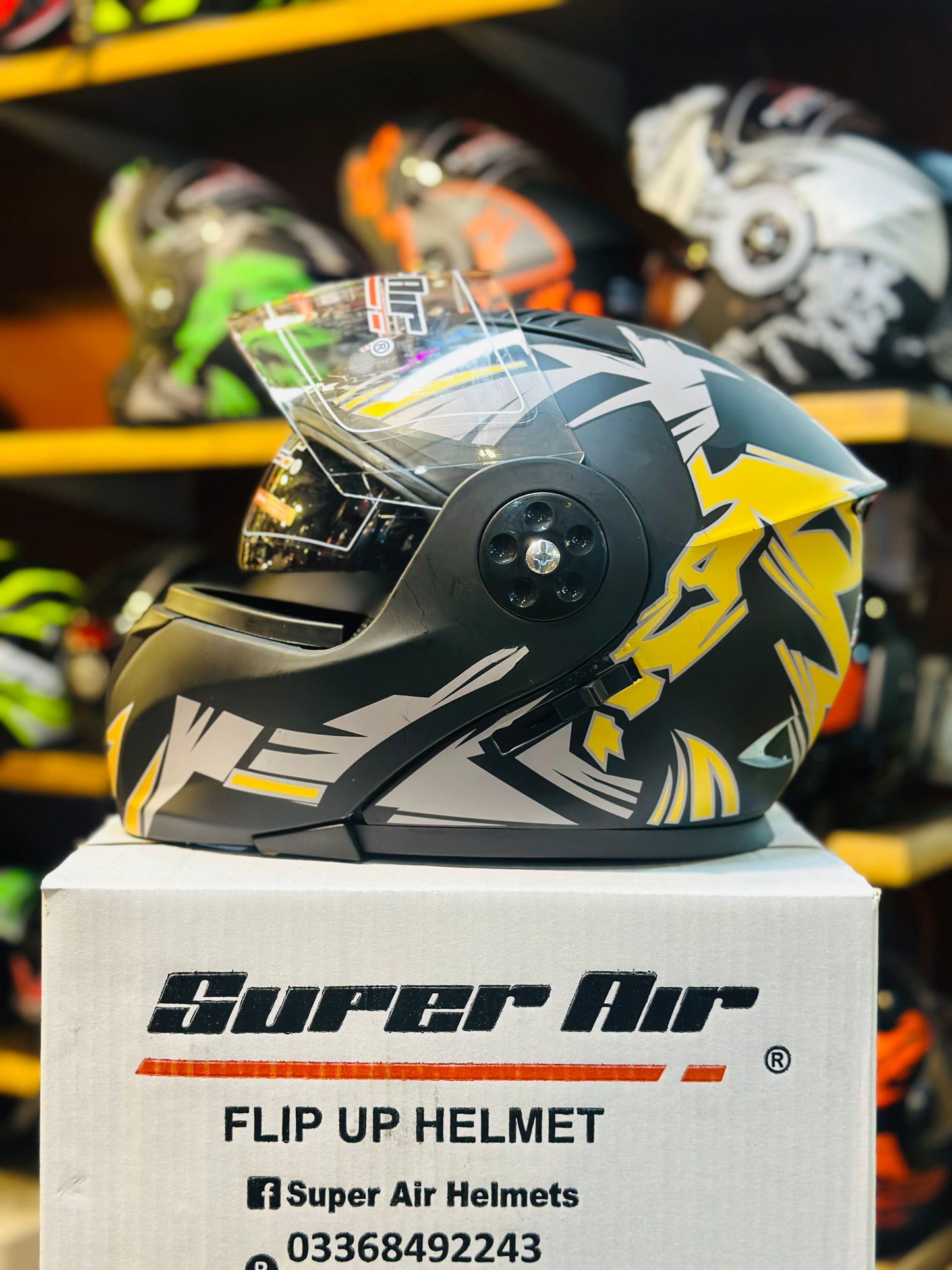 Superair 275 Helmet ABS quality unbreakable & washable padding ( Made in Pakistan 🇵🇰 )