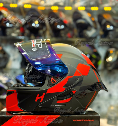 SuperAir 902 Helmet smart shape with Spoiler DOT certified Helmet SP902