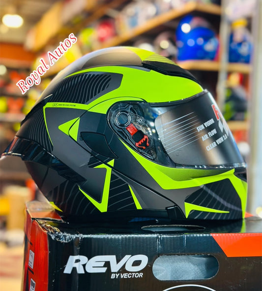 Revo VT 259 DOT  certified washable padding Duel visor