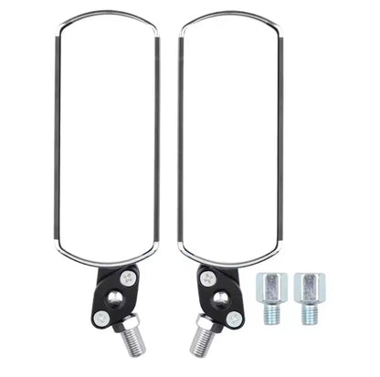 UNIVERSAL MOTORCYCLE REARVIEW MIRRORS Mobile shape REAR VIEW MIRROR 8MM 10MM GENERIC