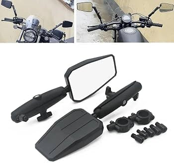 Apex Motorcycle Side Mirror For Adventure For ADV Motorcycle Westwind Rearview Mirror Off Road Wide View Handlebar Foldable Mirrors Moto Accessories Motorcycle Rear Mirror