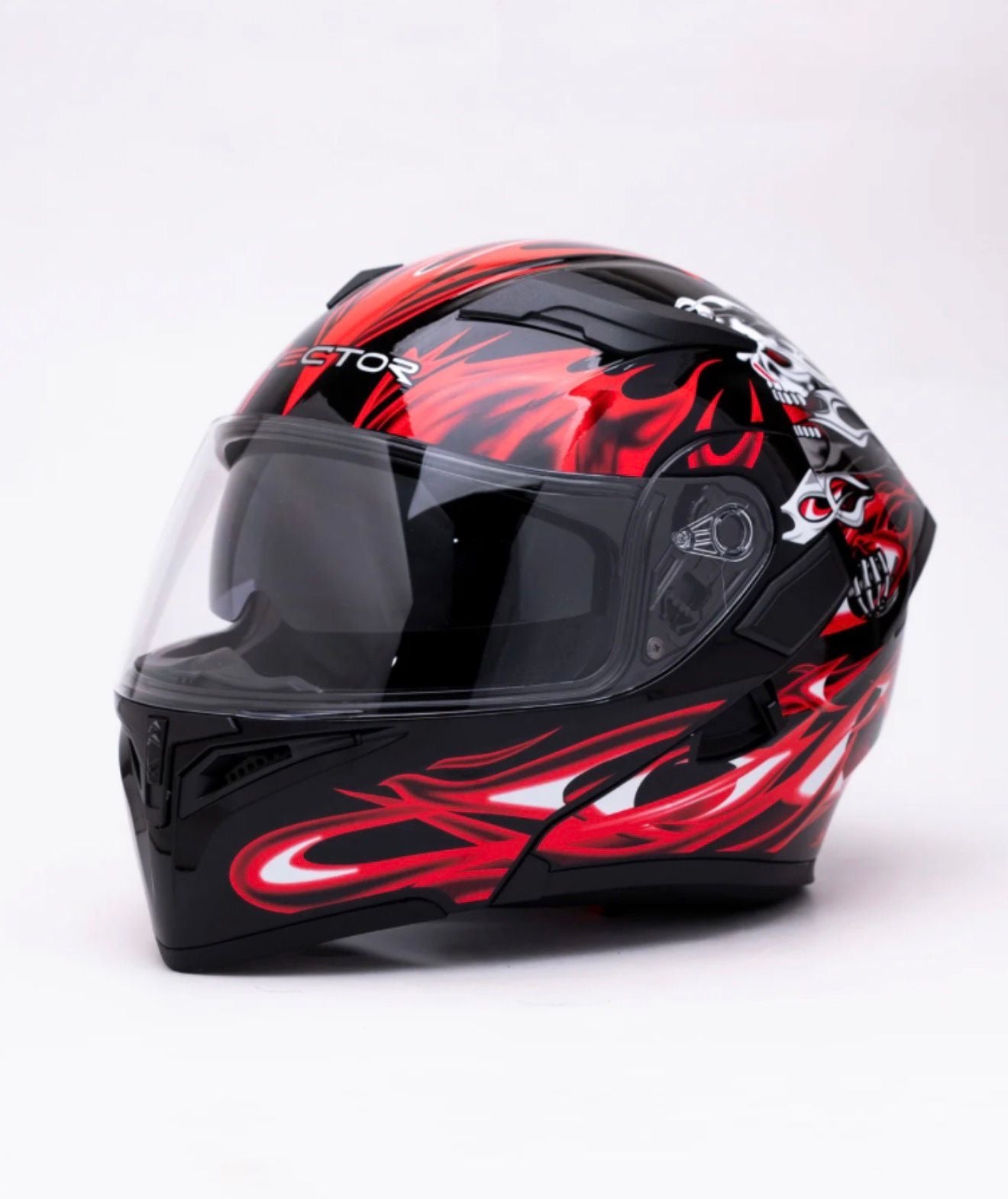 Vector 254 DOT certified Flip up helmet washable paddings