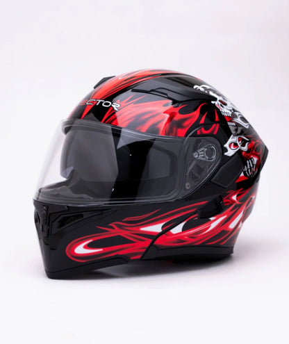 Vector 254 DOT certified Flip up helmet washable paddings