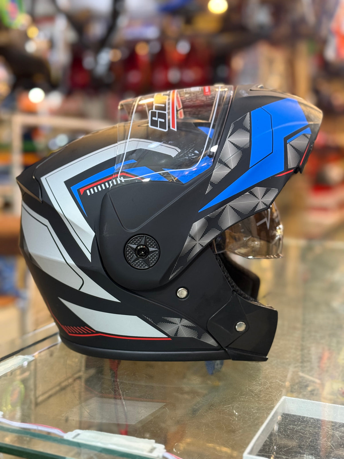 Imported Flip up modular helmet