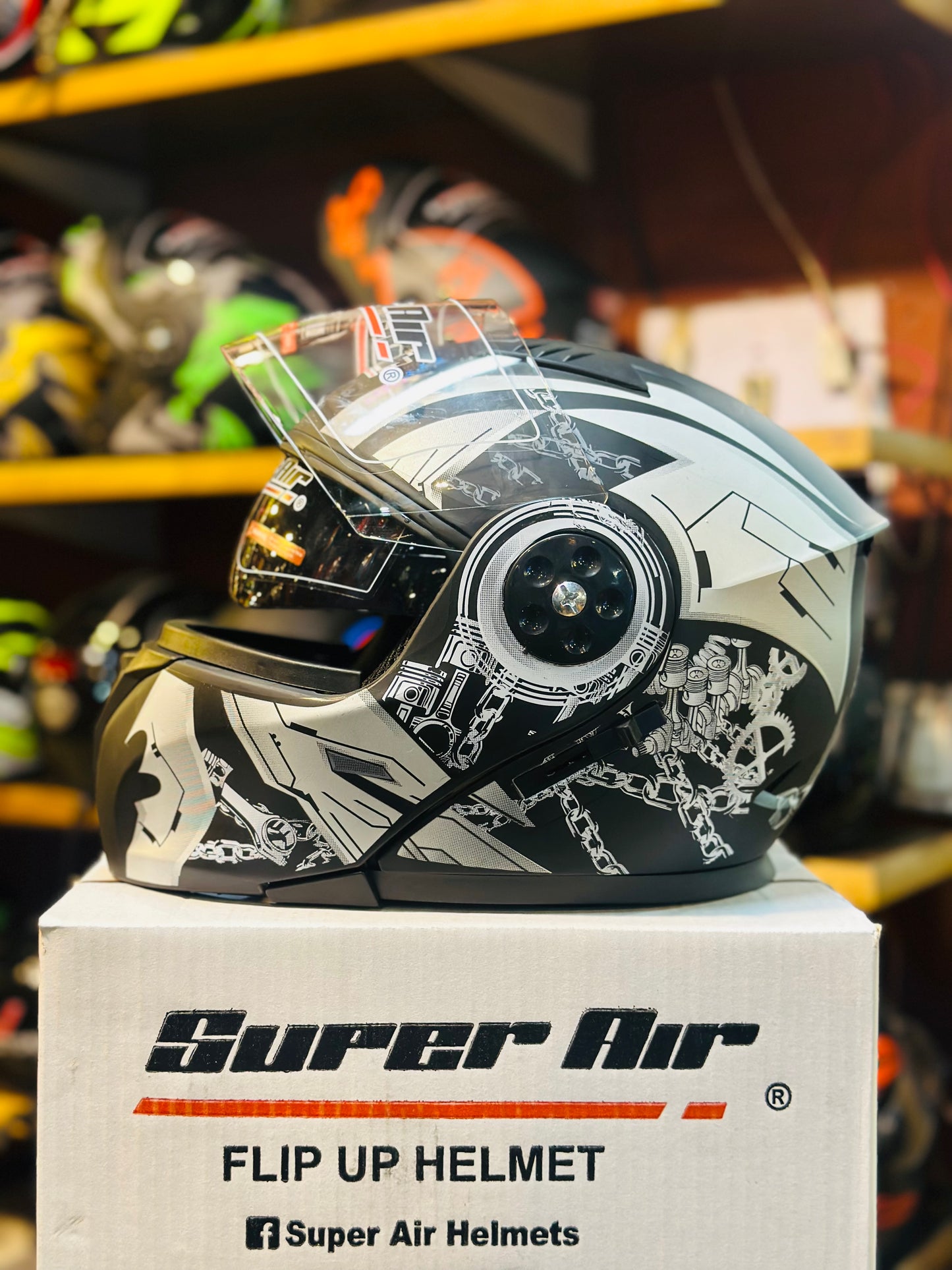Superair 275 Helmet ABS quality unbreakable & washable padding ( Made in Pakistan 🇵🇰 )
