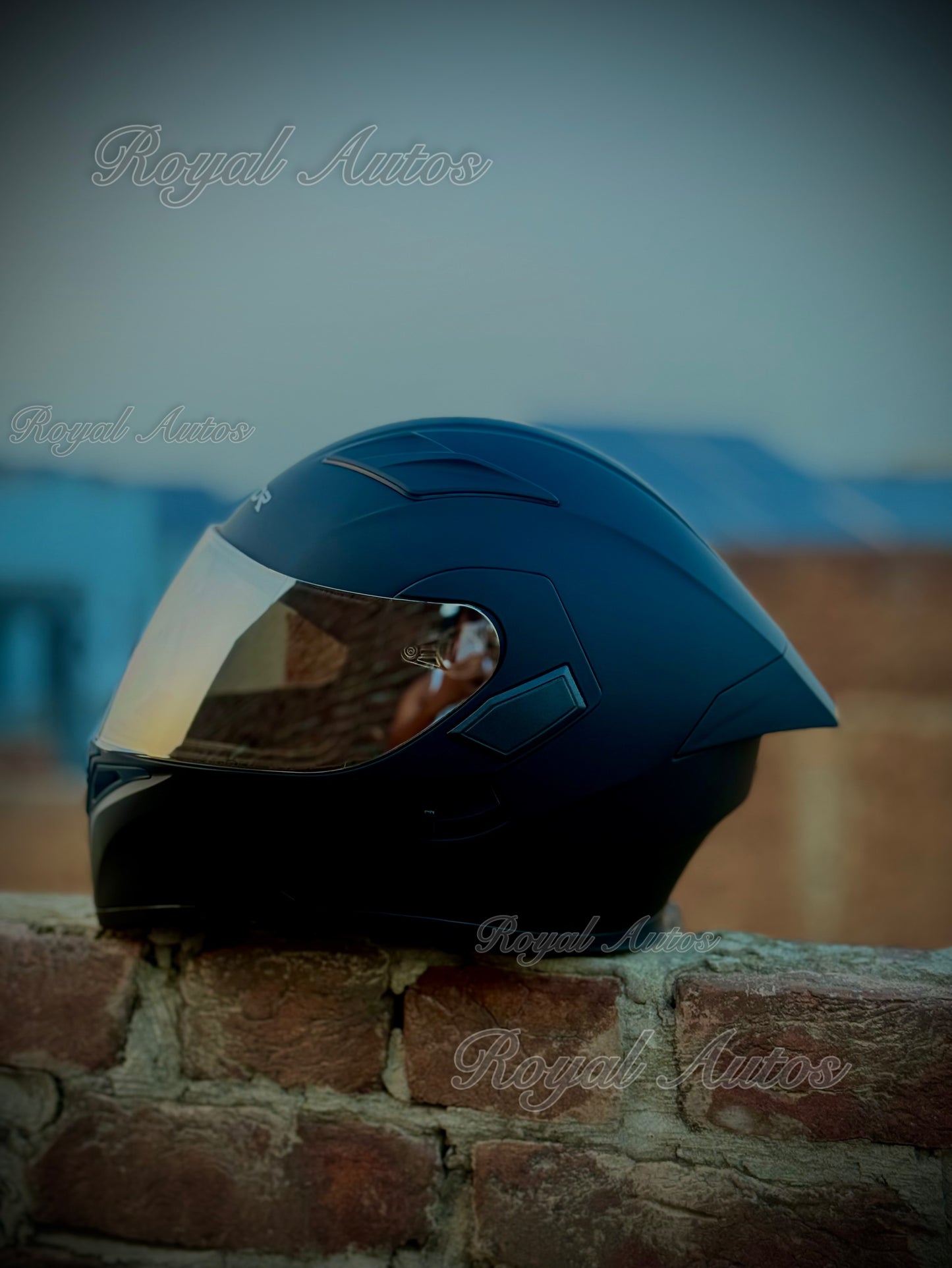 Vector knight 254 Prime Matt Black  with Polarise Visor  DOT certified Helmet Modular helmet