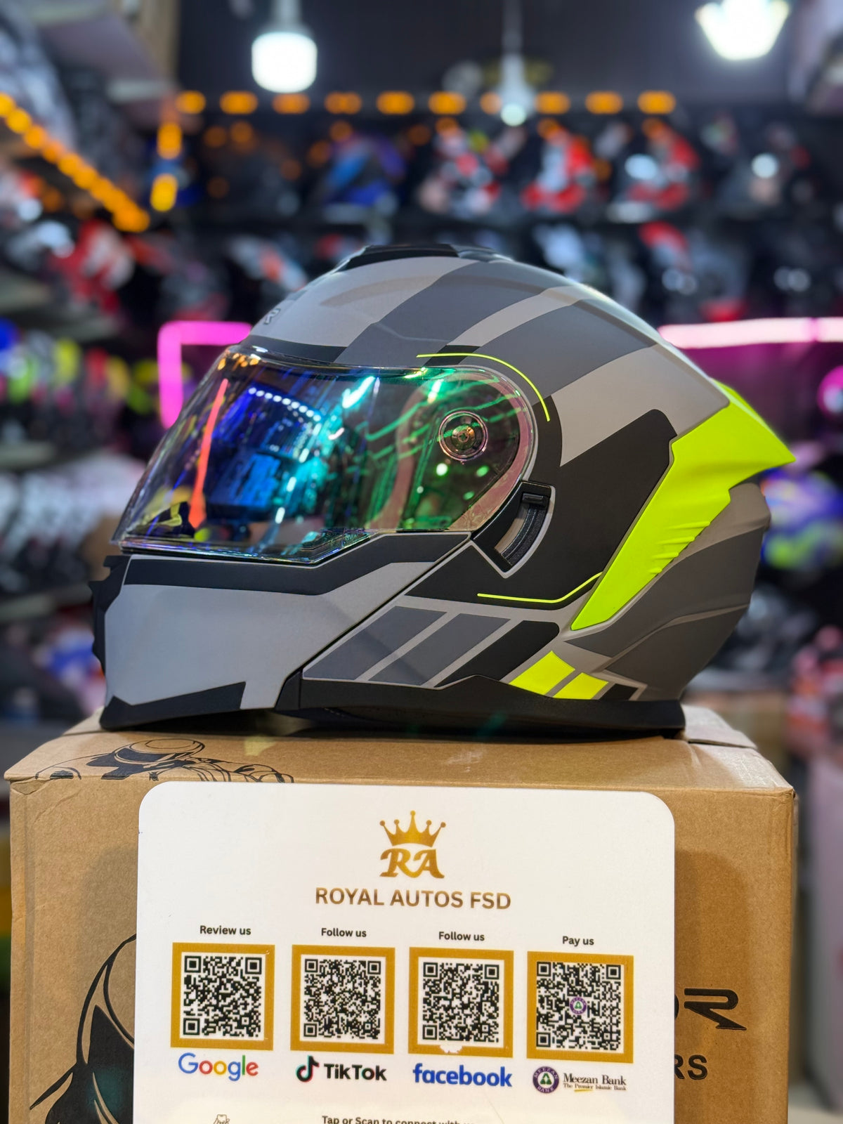 Vector 265 with Polarise Visor  DOT certified Helmet Modular helmet