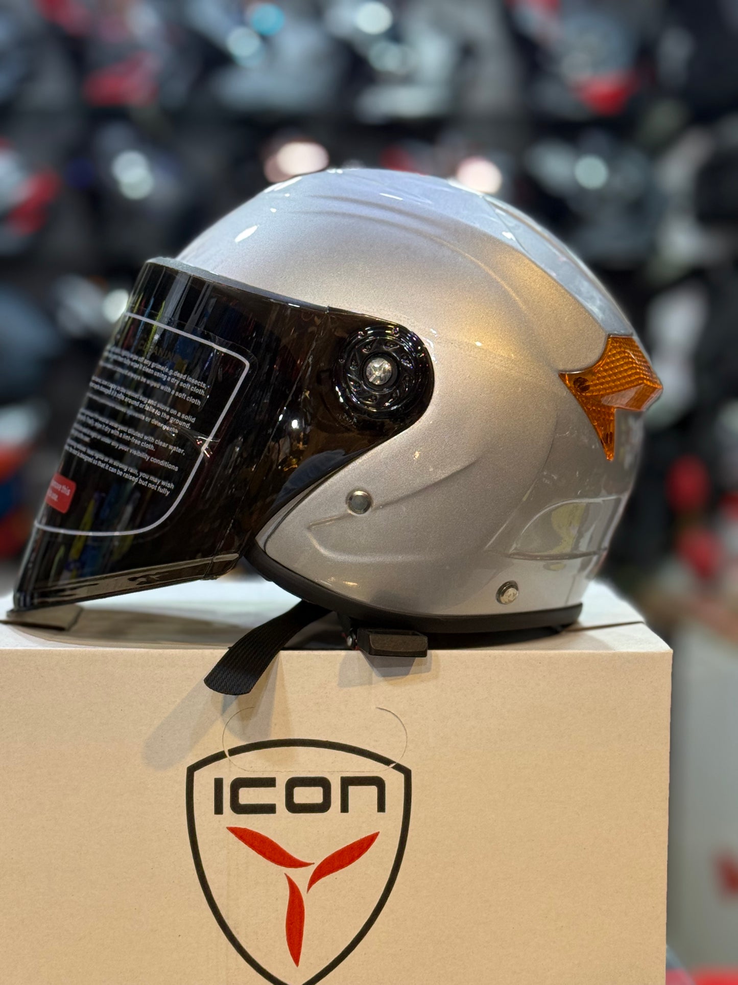 Icon 250 Scoty Cap helemt Motorcycle Open Face Helmet , Cap helemt