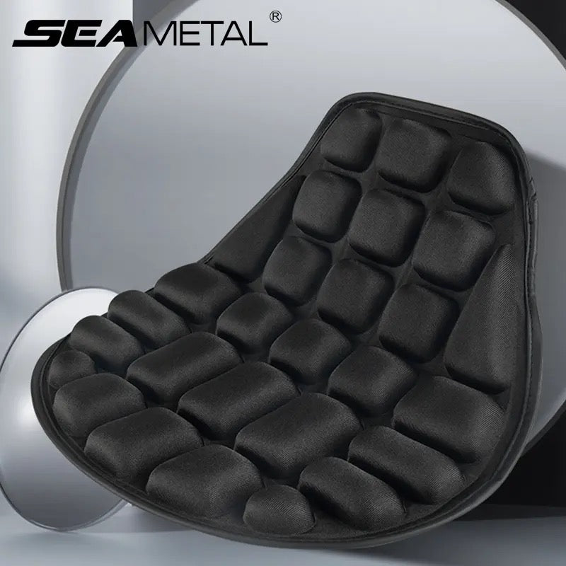 Motorcycle Seat Memory Foam Cushion Breathable Non-Slip Seat Cover for touring & long riding