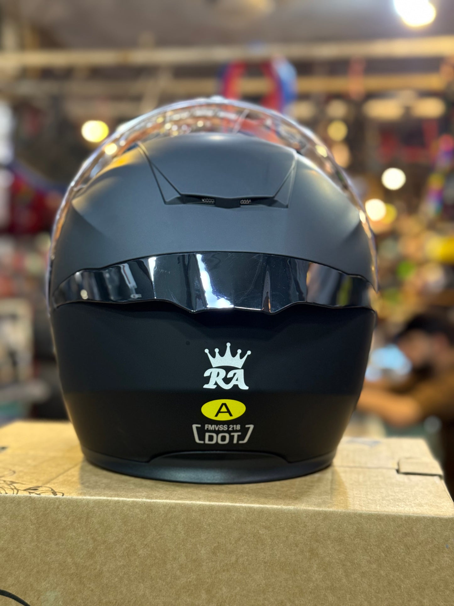 JDR 512 DOT certified Double Visor Helmet washable padding