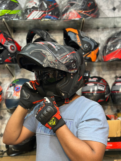 Superair Sp912 DOT certified with Waterproof Bluetooth Helmet