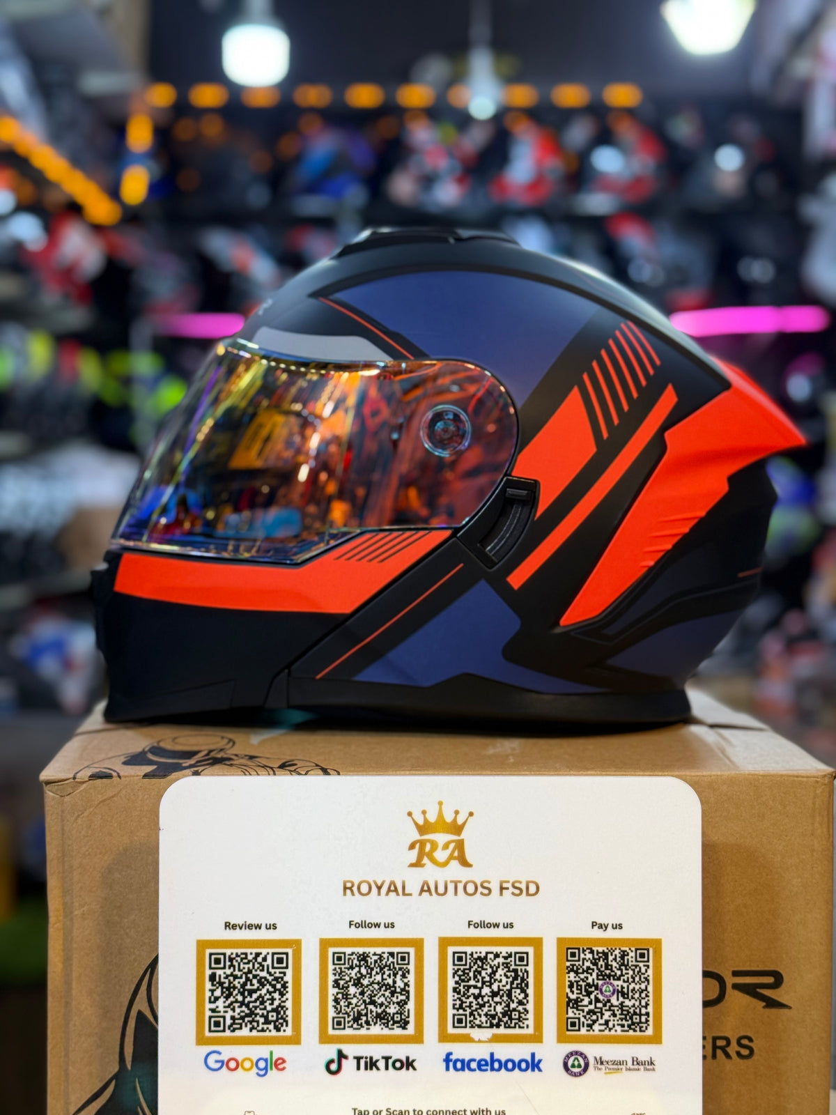 Vector 265 with Polarise Visor  DOT certified Helmet Modular helmet