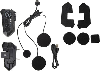 Vector Hard Mic Motorcycle Helmet Headset Bluetooth