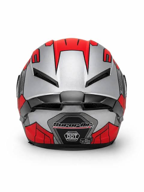 SuperAir 902 Titus Matt Black in multi visor Helmet smart shape with Spoiler DOT certified Helmet SP902