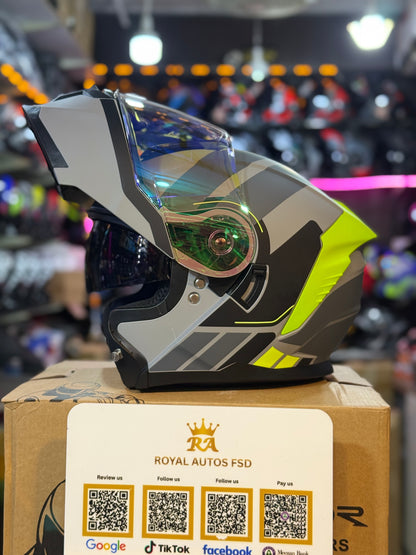 Vector 265 with Polarise Visor  DOT certified Helmet Modular helmet